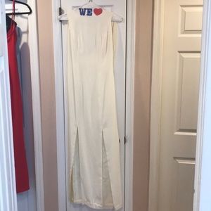 Egg shell long dress!